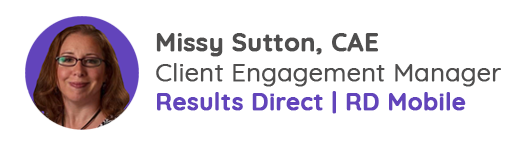 Missy Sutton, Results Direct