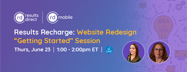Register for June 23 Web Redesign Session