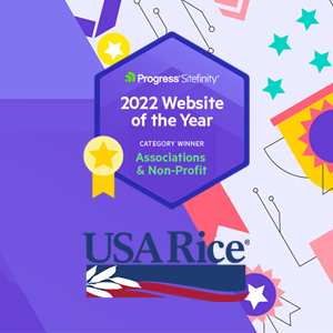 USA Rice Website Award